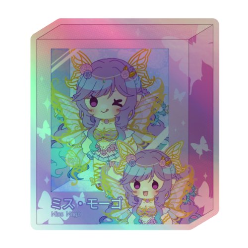 Holographic Mogo Doll Sticker product image (1)