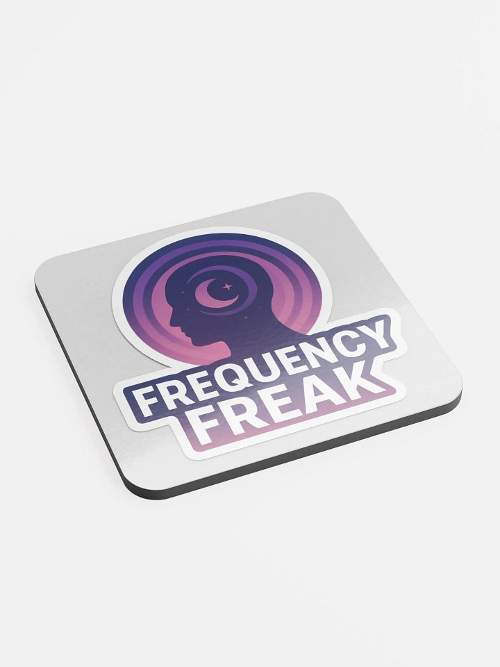 FREQUENCY FREAK — Vibe-Tuned Coaster product image (2)