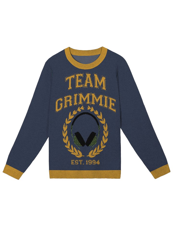Team Grimmie Varsity Knit Sweater product image (1)