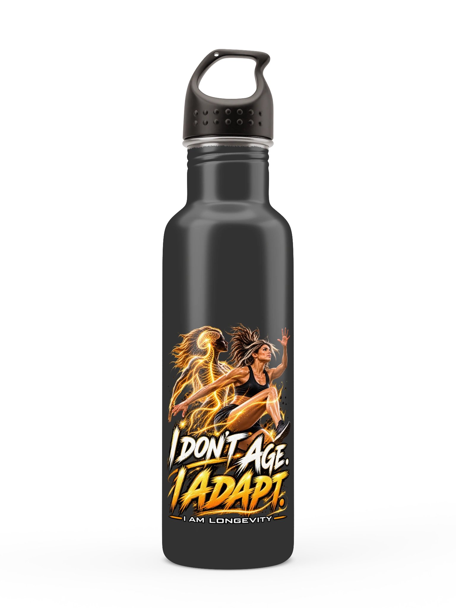 I Don’t Age. I Adapt. Longevity Fitness Bottle product image (1)