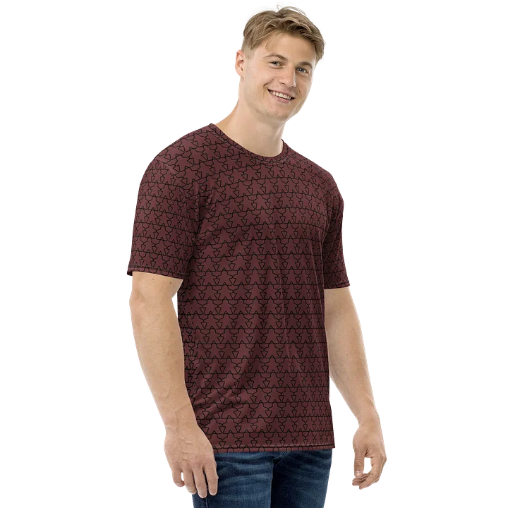 The All-Over Meeple T-Shirt - Autumn Red product image (2)
