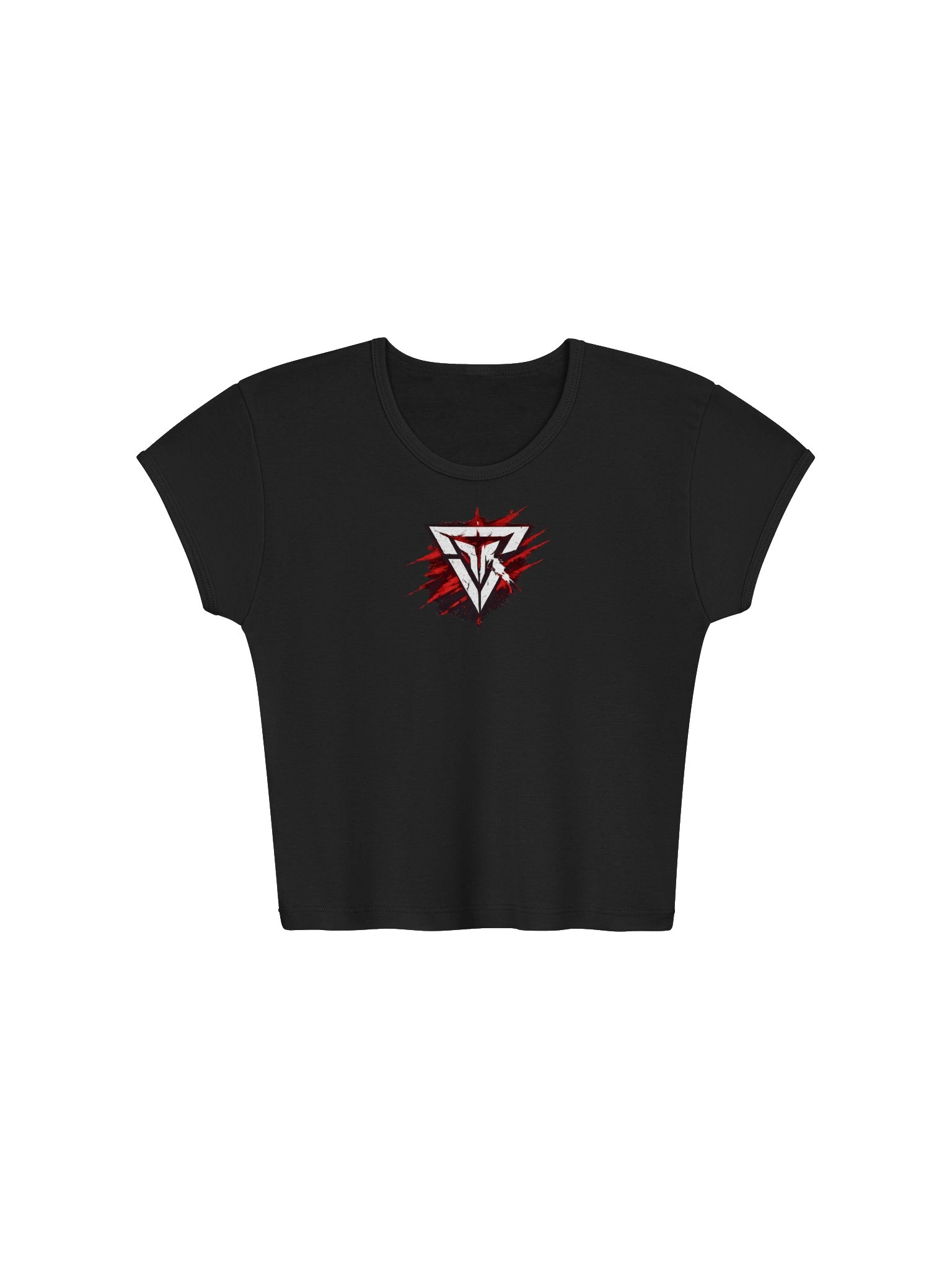 HST | Womens Ribbed Baby Tee Crop Top by LA Apparel product image (1)