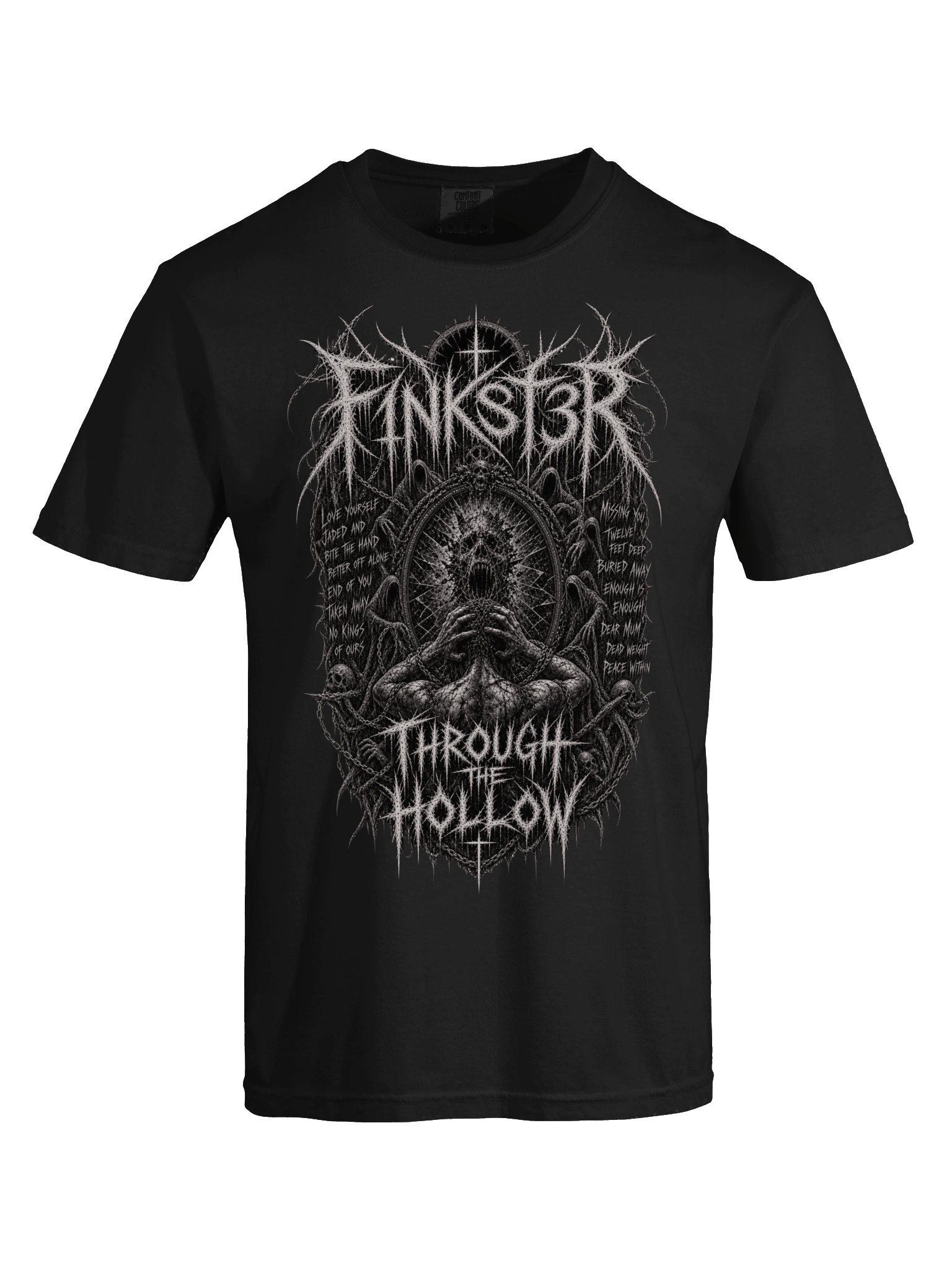 F1NKST3R Through The Hollow Metal Graphic Tee product image (5)