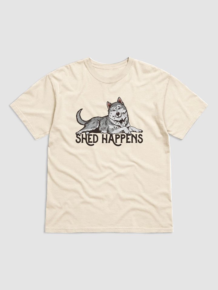 Shed Happens T-Shirt of a Siberian Husky | Funny T-Shirt for Siberian Husky Paw-rents product image (1)