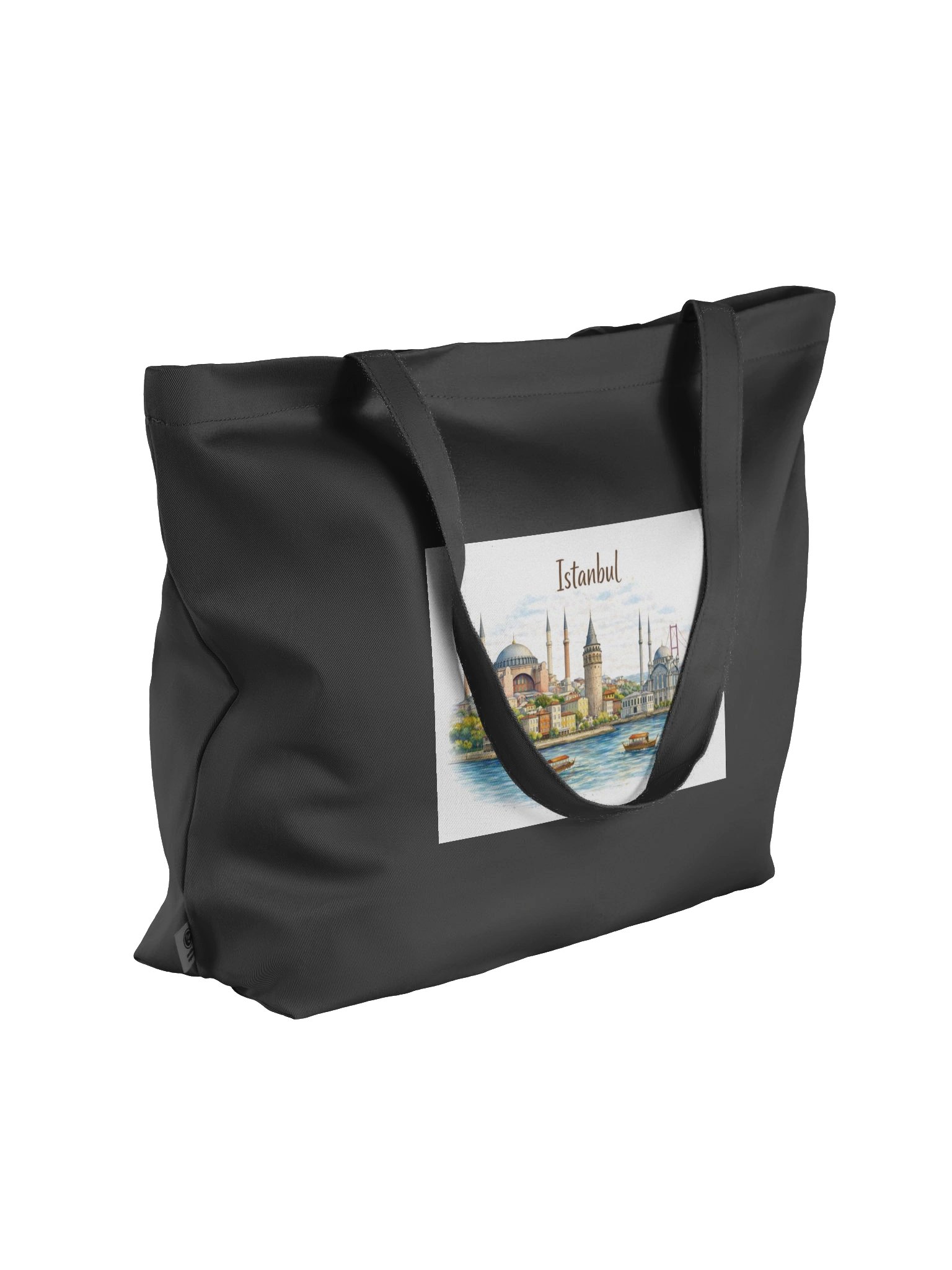 Istanbul Crossroads of Time Watercolour Tote product image (7)