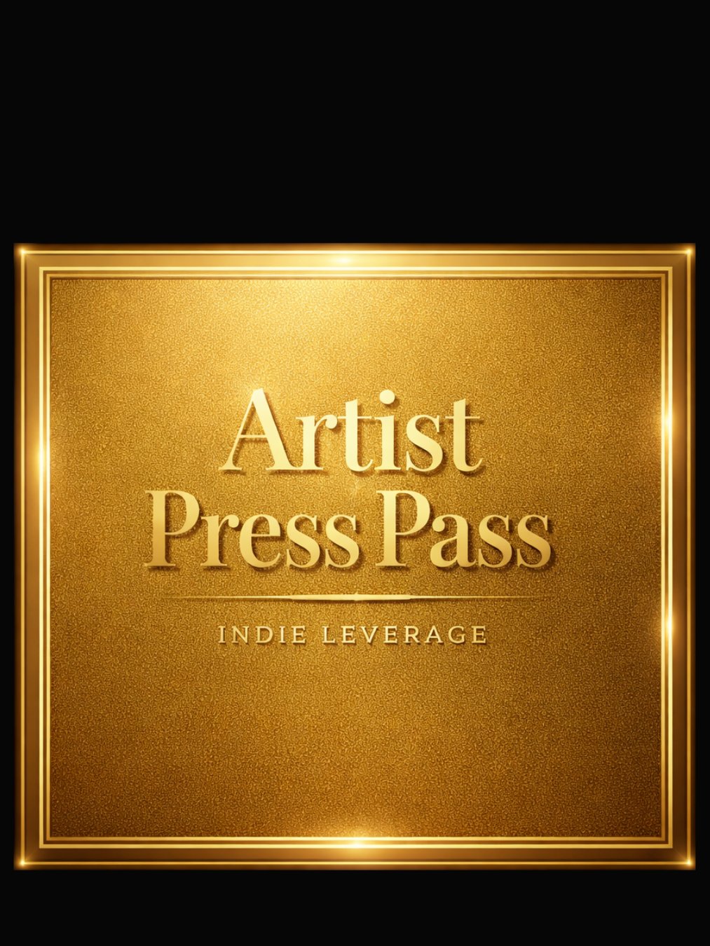 Artist Press Pass - Gold Edition product image (1)