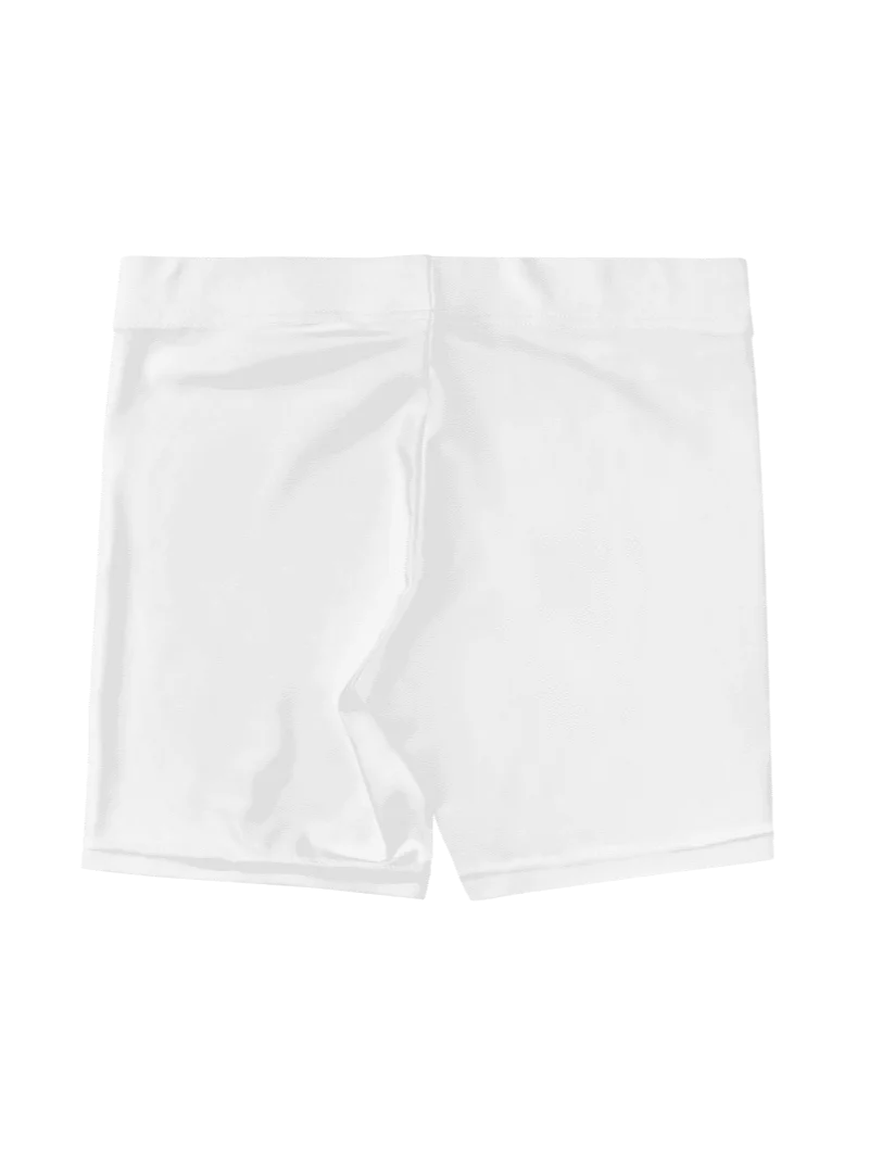 Women's Activewear - Slip Shorts White - Printed Gold Logo product image (2)