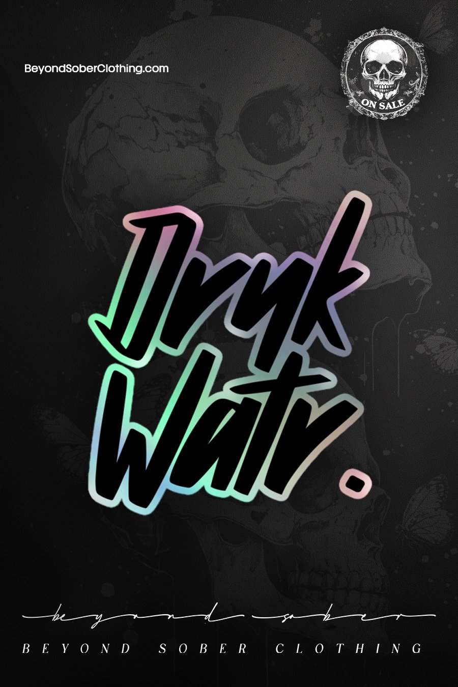 DRNK WATR: Holographic Sticker product image (1)