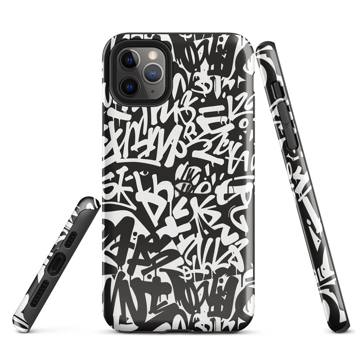 Urban Graffiti Tough Magnetic MagSafe® iPhone® 11, 12, 13, 14, 15, 16, 17, Pro, Pro Max, Plus Cases. product image (1)