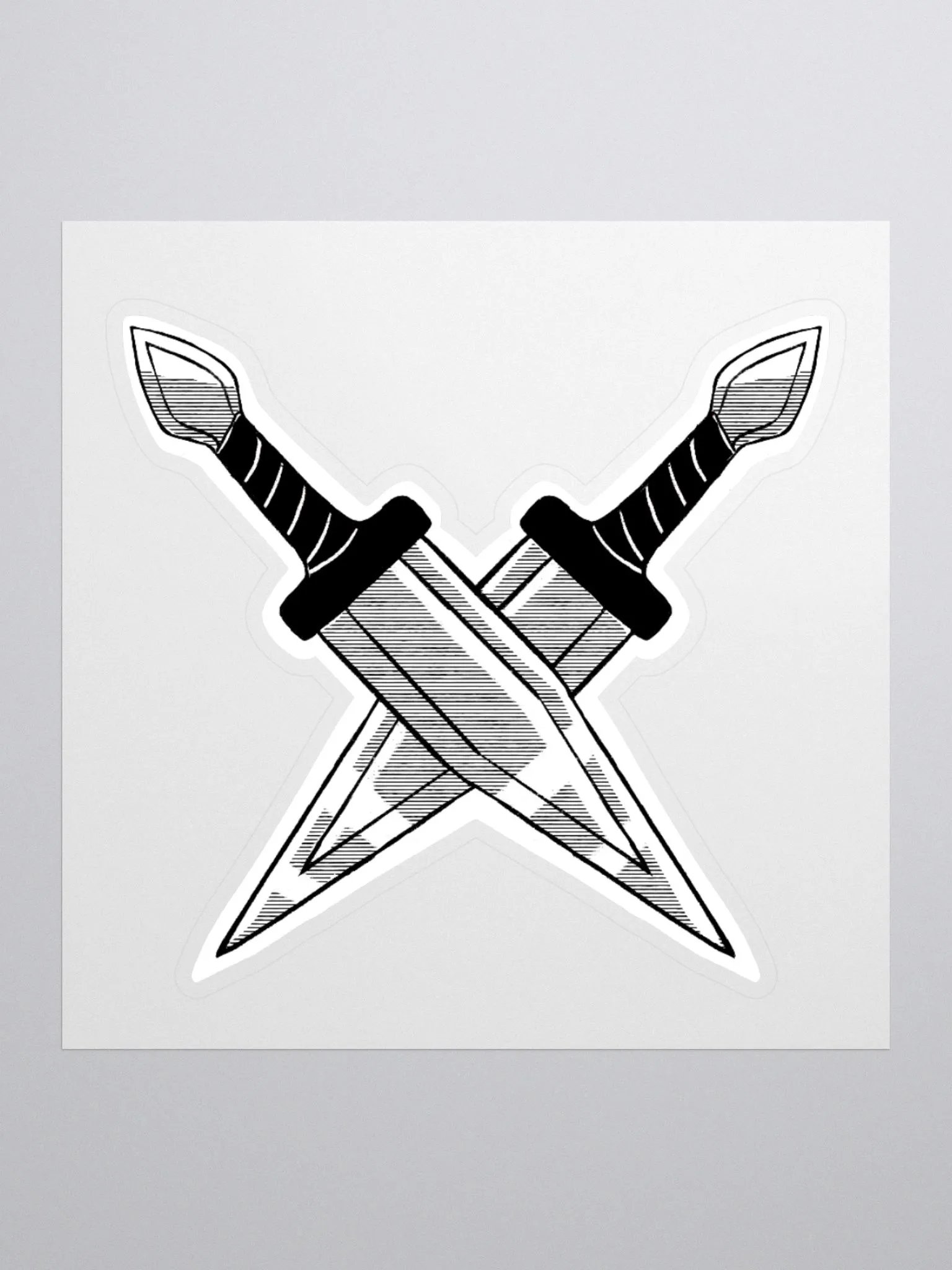 Skai Black & White Symbol Sticker product image (1)