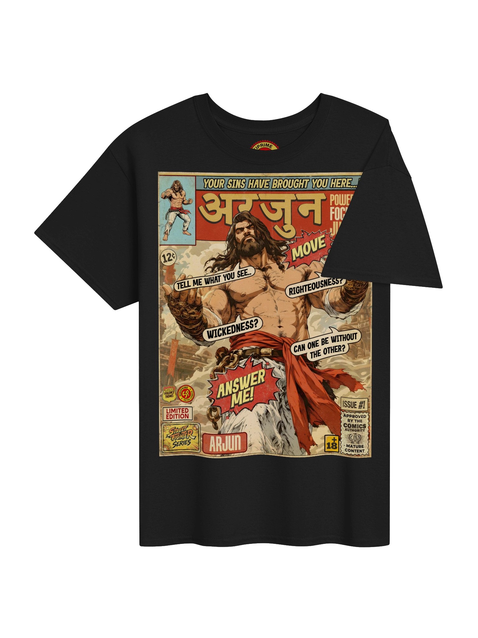 Arjun Comic Art Gaming T-Shirt product image (4)