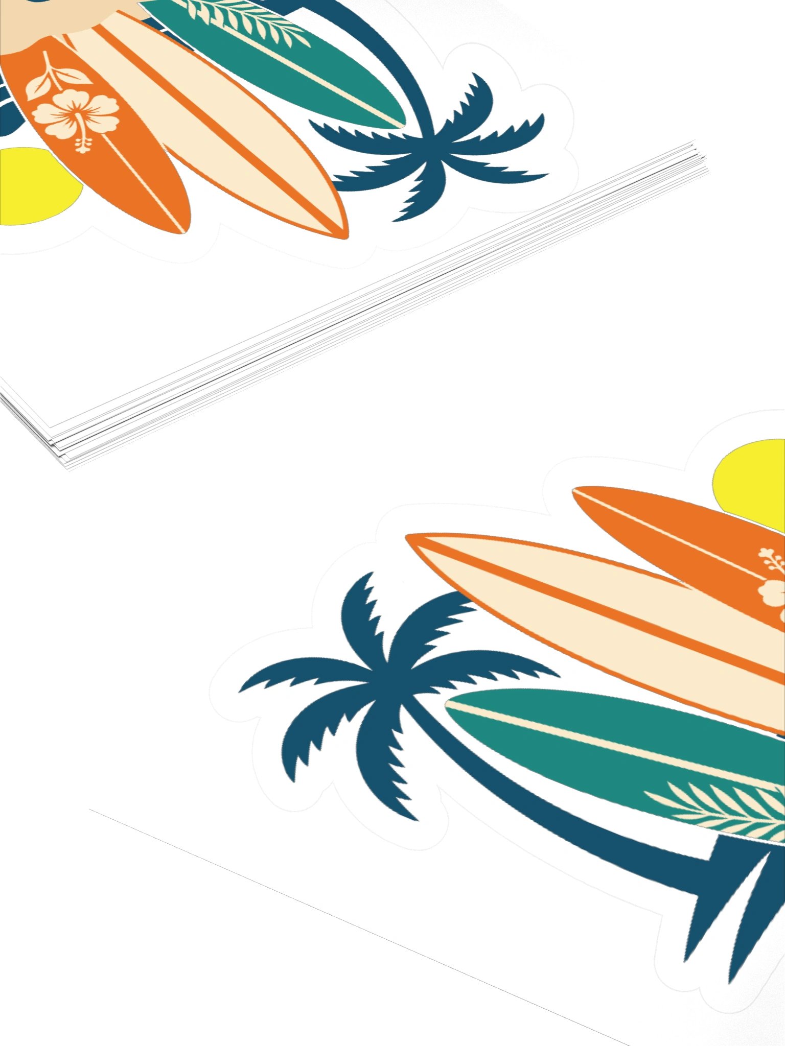 Three Boards Stereo Surf Sticker product image (11)