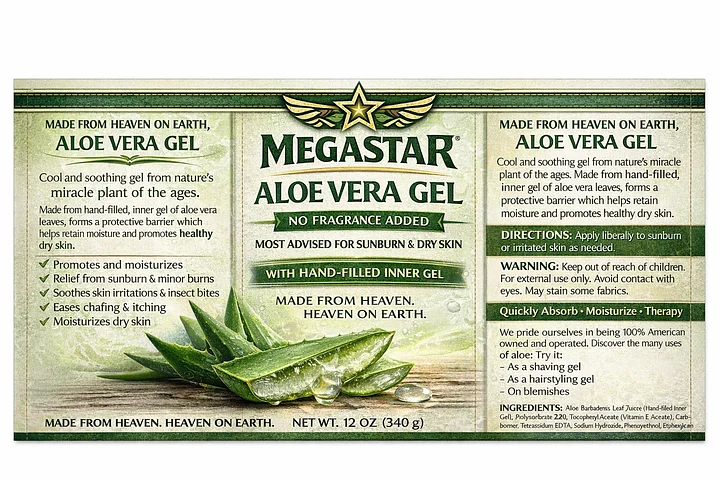 🌿 Megastar Aloe Vera Gel product image (1)