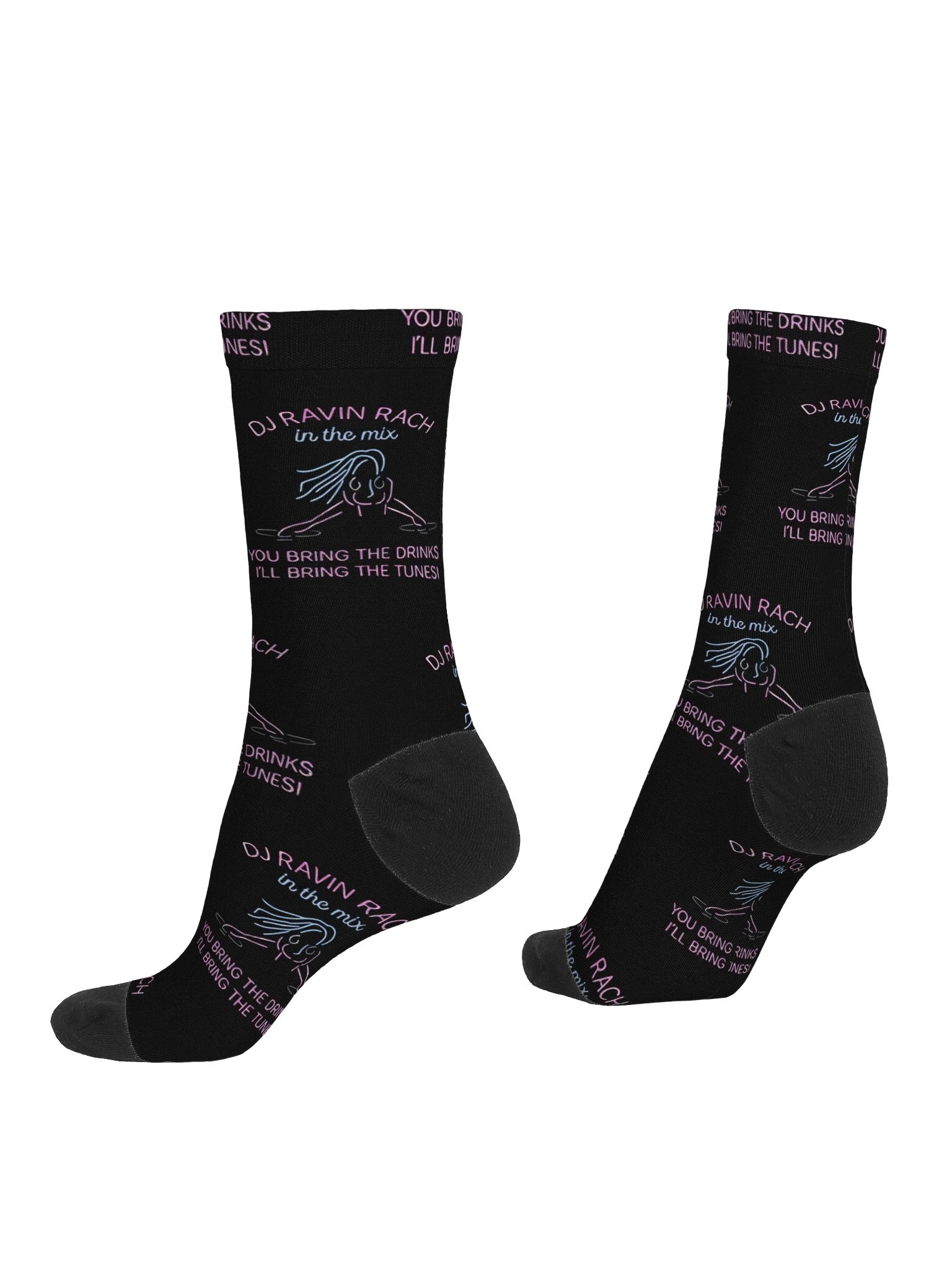 DJ Ravin Rach In The Mix Socks product image (4)