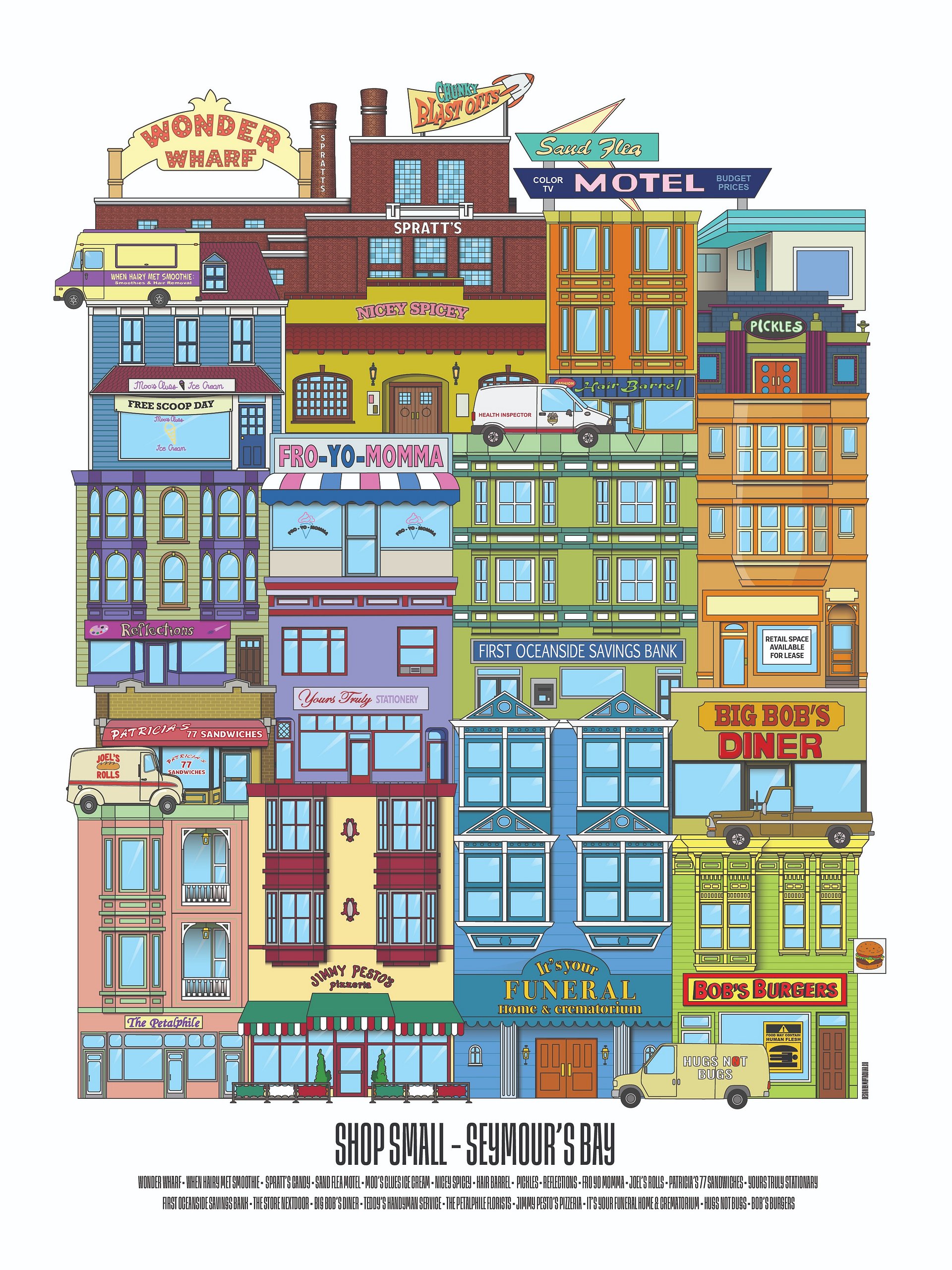 Seymour's Bay Shop Small Art Poster product image (1)