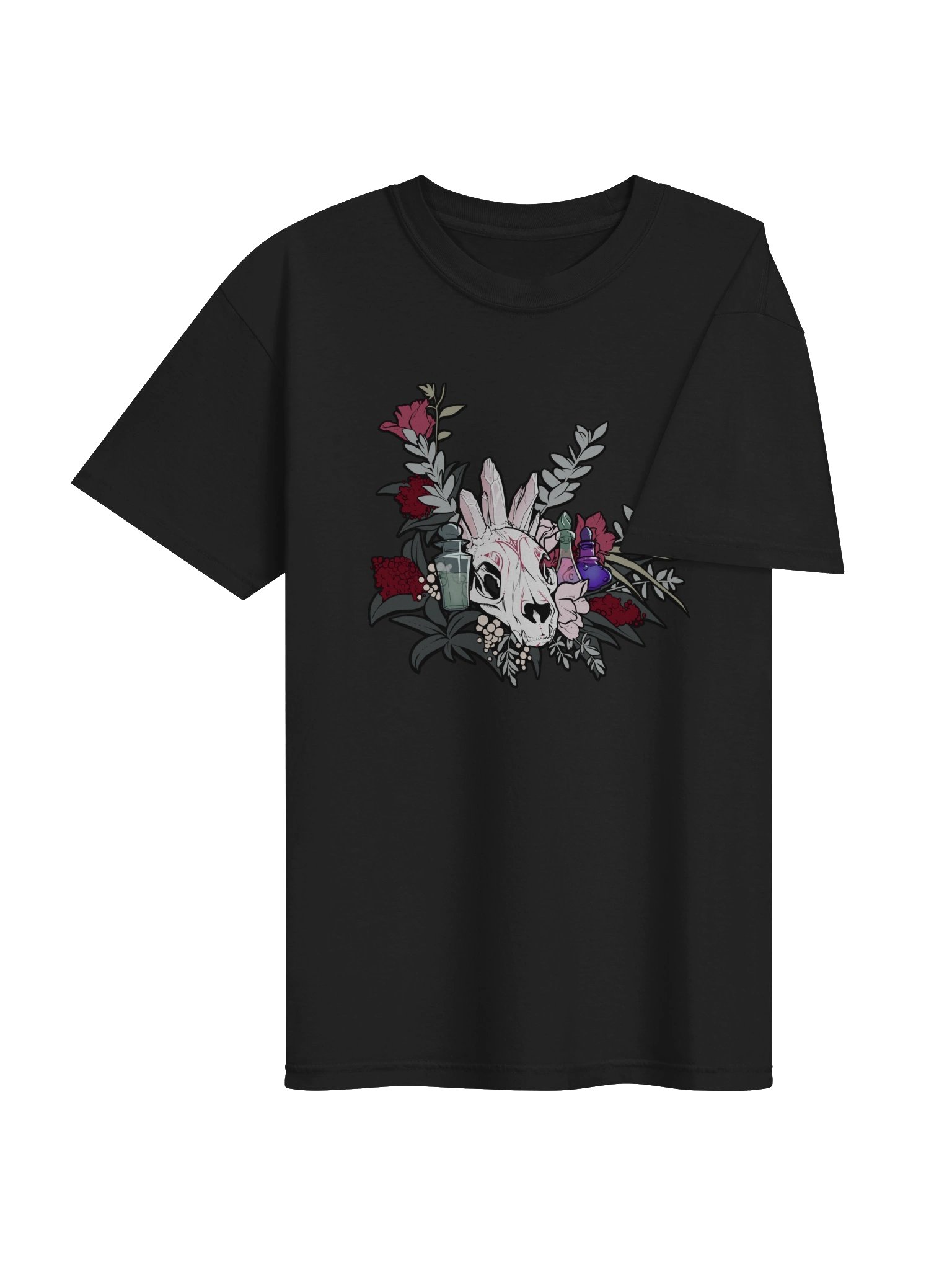 Floral Skull || Unisex T-Shirt product image (4)