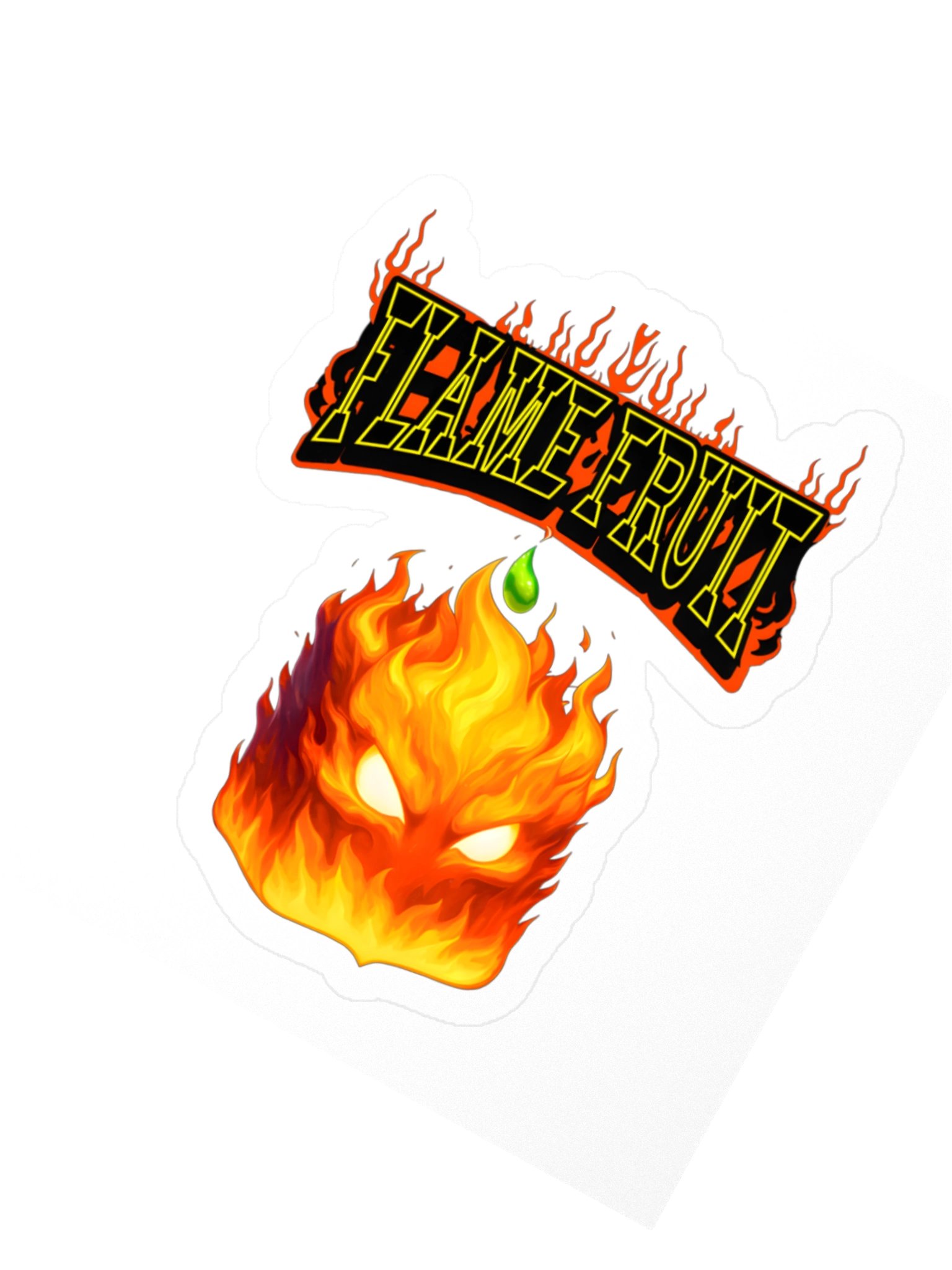 Flame Fruit Sticker 3x3" Blox Fruits Gamer Gift For Kids product image (2)