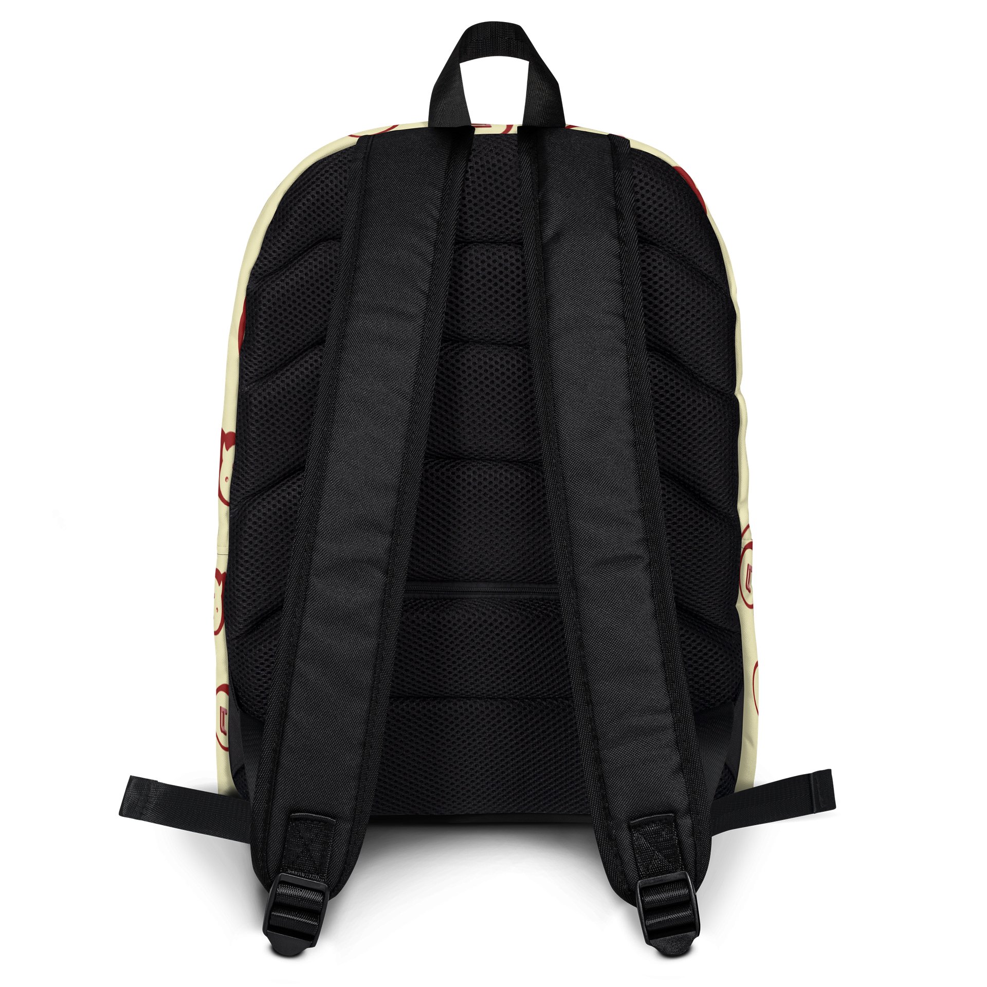 Run Button Logo All Over Print Backpack - Red product image (2)