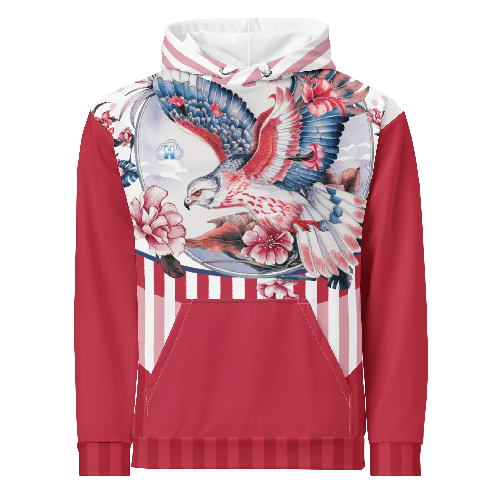 EAGLE-Hawaiian hawk-cotton hoodie-Red Circus product image (4)