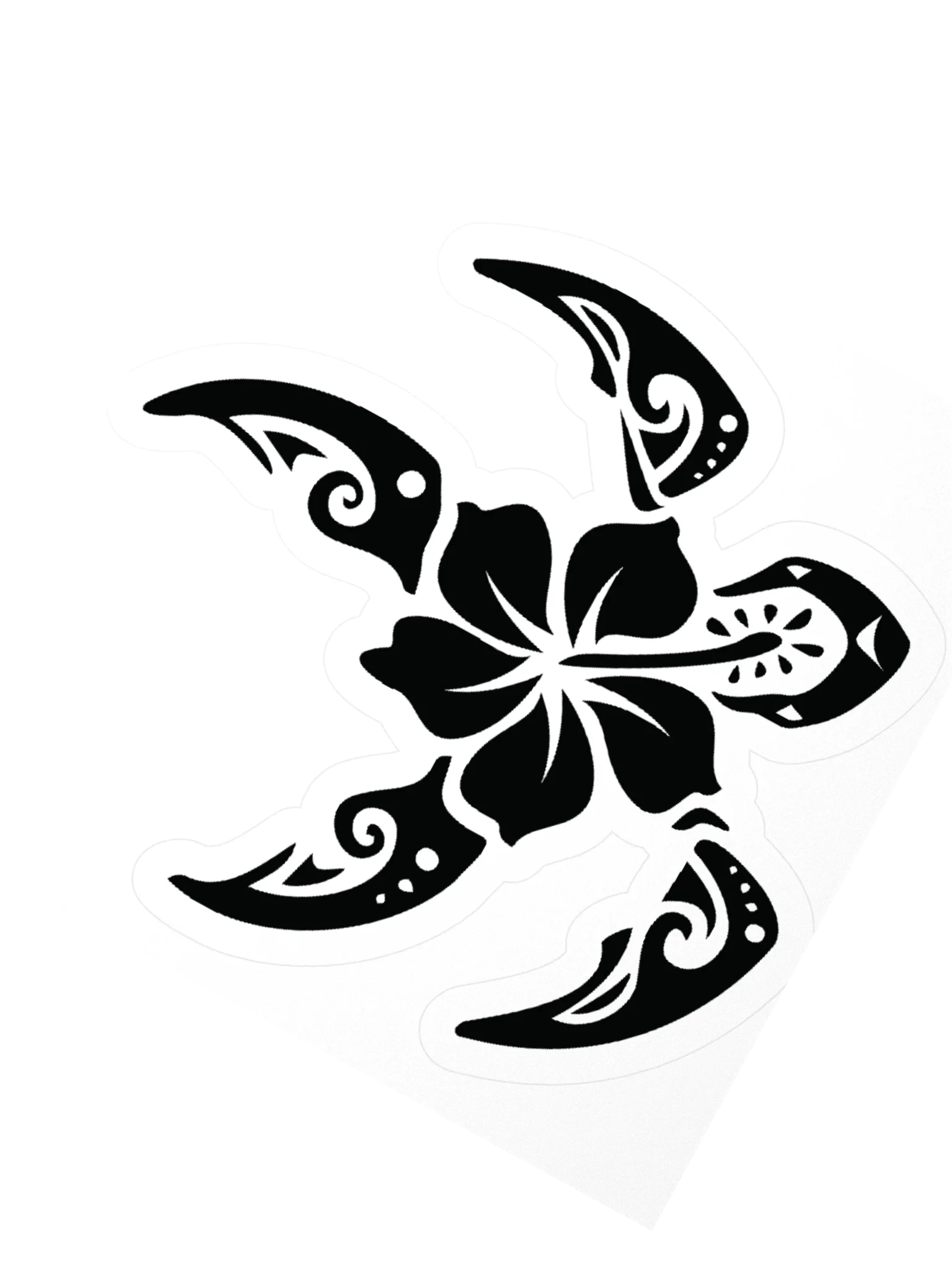 Hibiscus Honu Sticker product image (4)