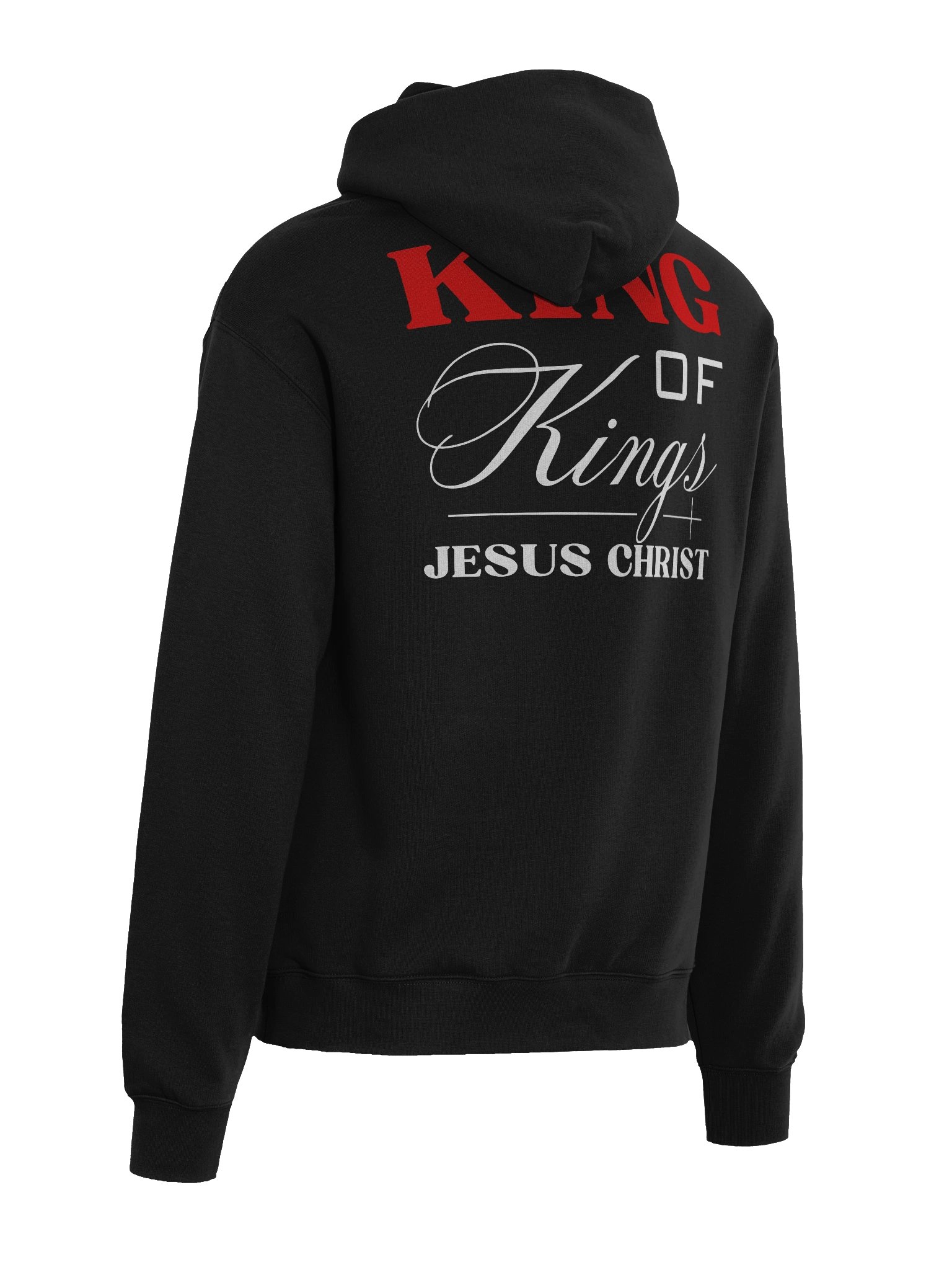 King of Kings Jesus Christ oversized Hoodie | Christian Plus Size Streetwear | Bold Faith Apparel with Front & Back Design product image (8)