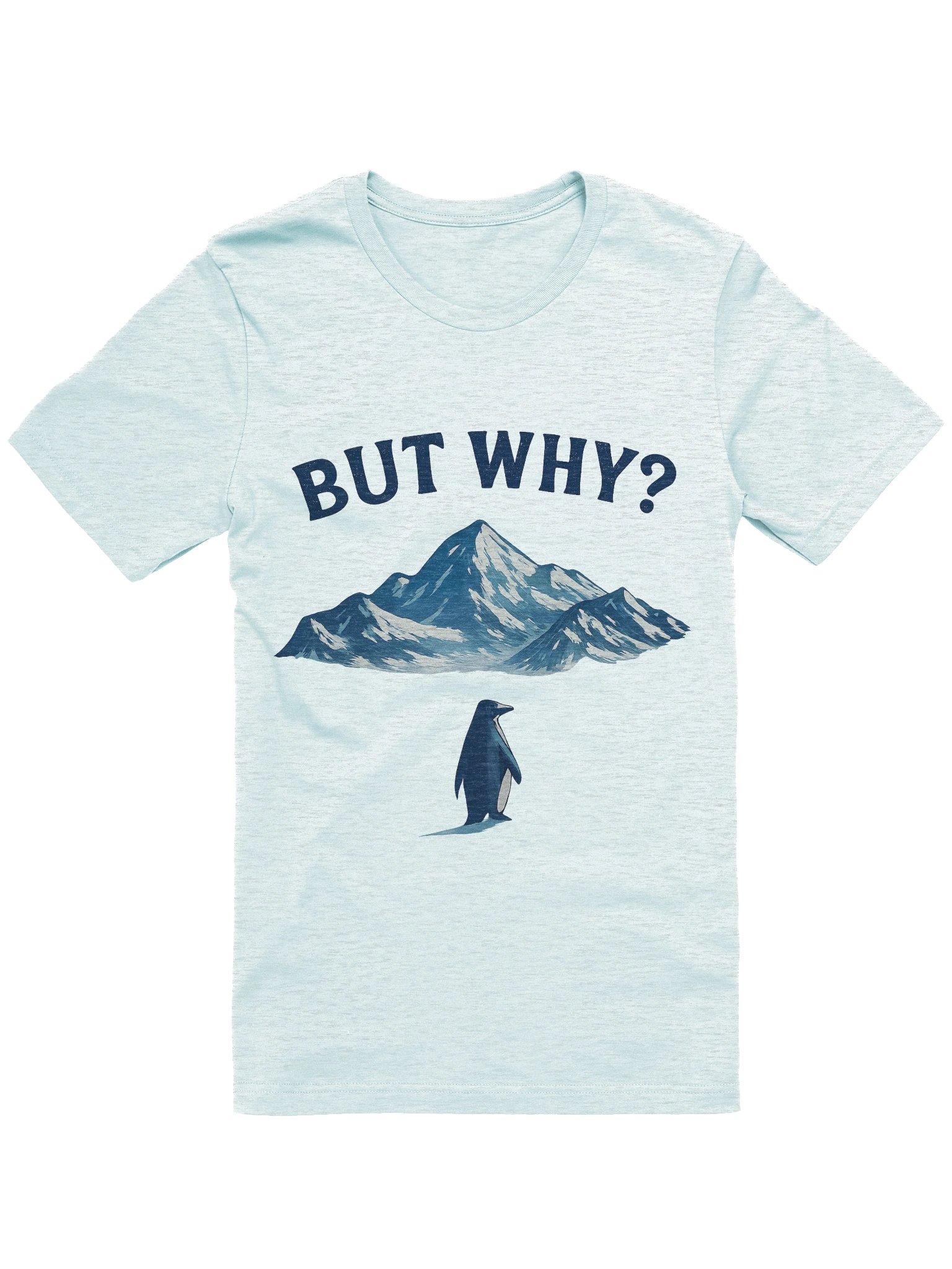 The Existential Penguin Anime Graphic Tee - "But Why?" Series product image (3)