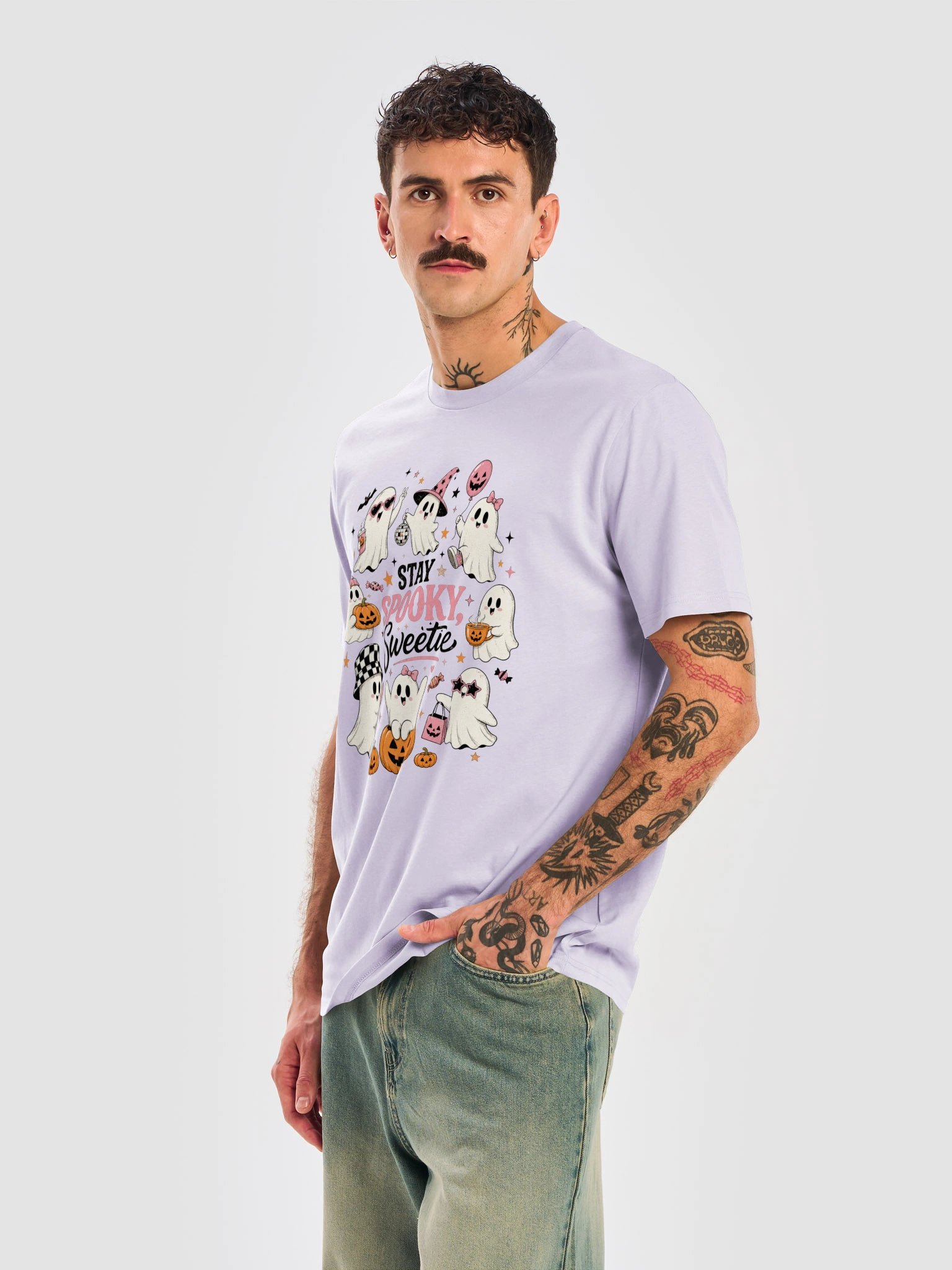 Stay Spooky Sweetie Ghost Halloween T-Shirt product image (29)