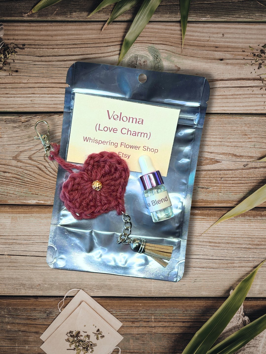 Veloma Love Charm | Activated Rose Heart | Personalized Brauche Blessing | Venus Magic | Ancestral Love Work product image (7)