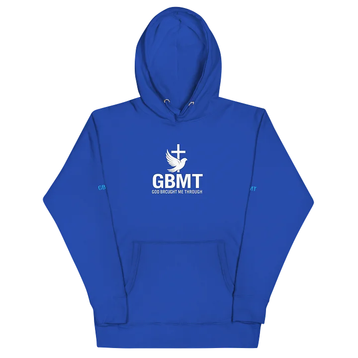 GBMT “God Brought Me Through” Blue Faith Hoodie | Real Survivor Collection product image (2)