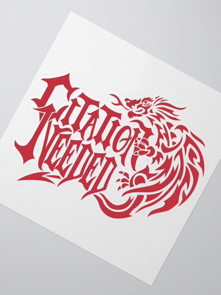 Citation Needed with Chaos Dragon Sticker product image (2)