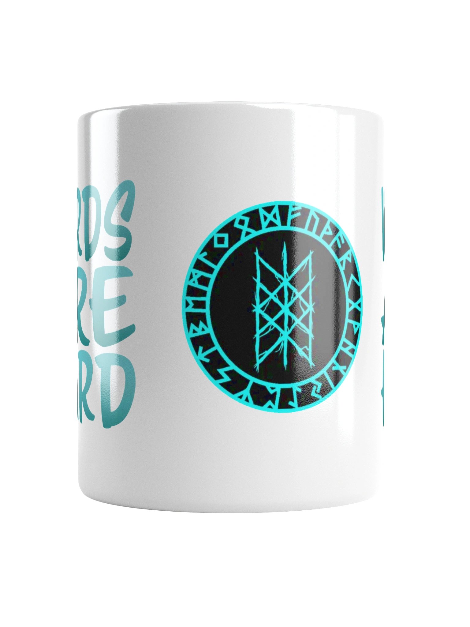 Words Are Hard Glossy Mug product image (14)