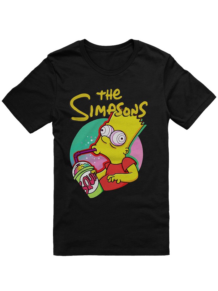 Simpsons Sippin' Style Tee - Unisex T-Shirt – Premium Printed T-Shirt for Everyday Casual & Streetwear product image (1)
