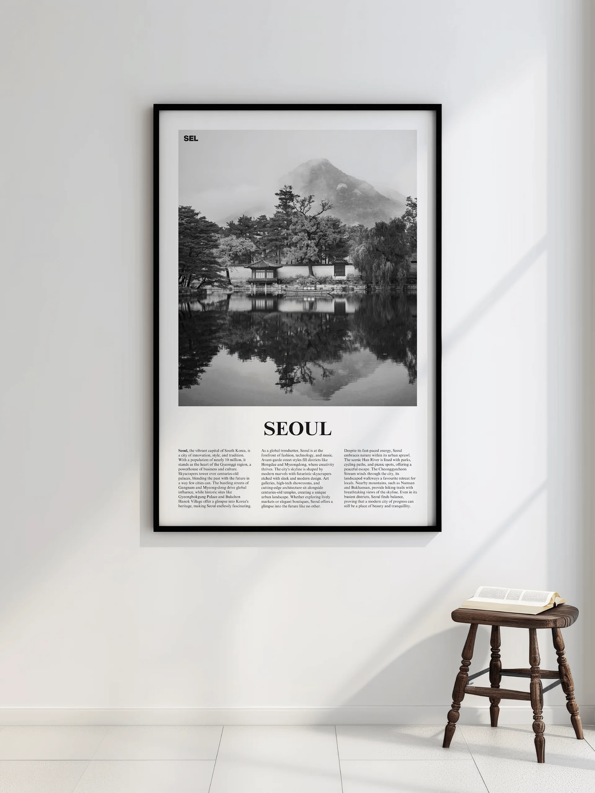Seoul 03 Newspaper Poster | Framed product image (2)