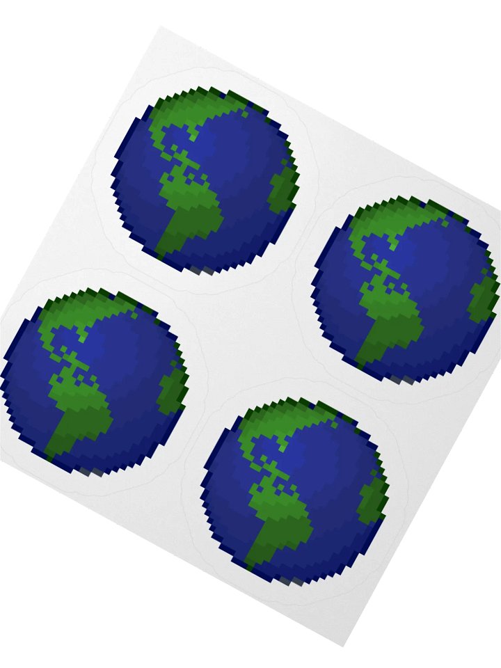 BuildTheEarth Logo 4-Sticker Pack product image (2)