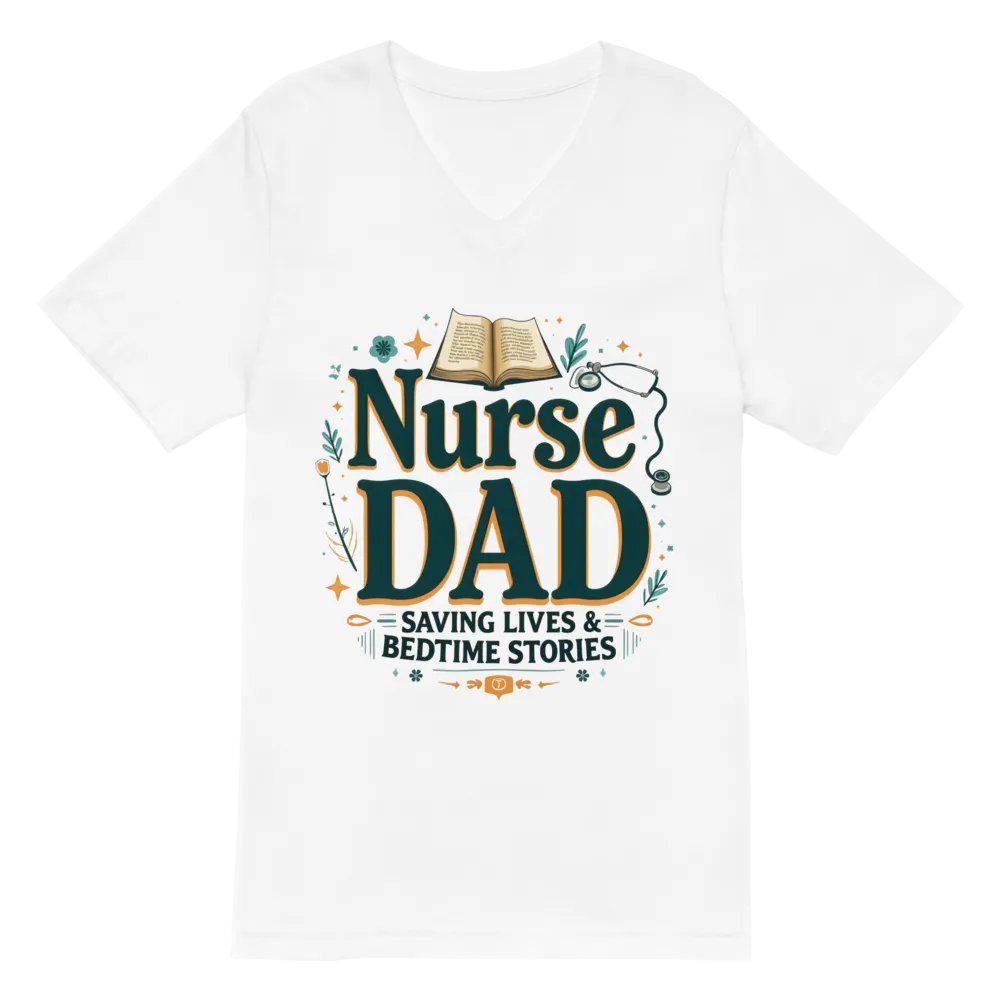 Nurse Dad Saving Lives Tee product image (2)