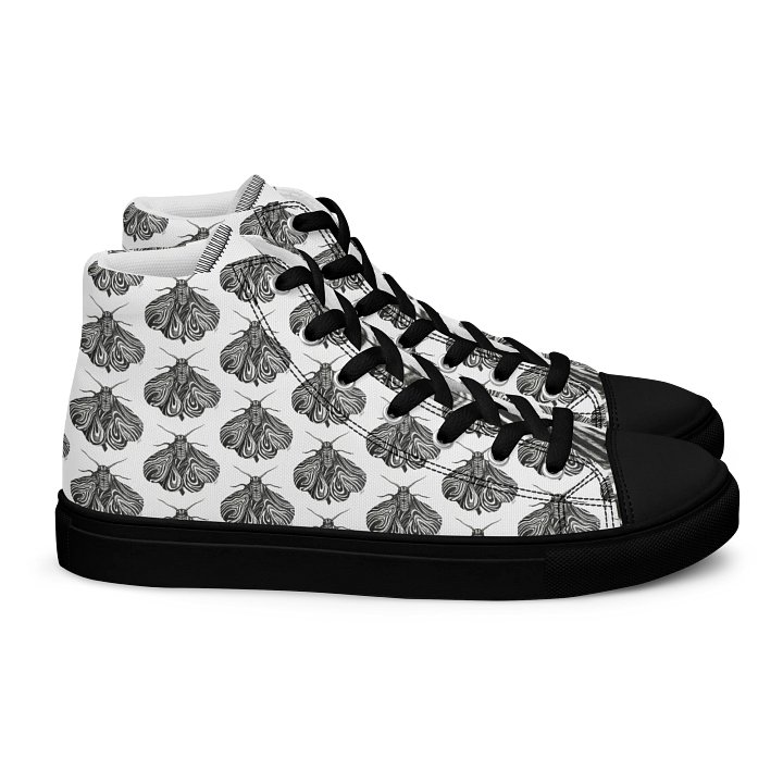 Moth - Men's High Top Canvas Shoes product image (2)