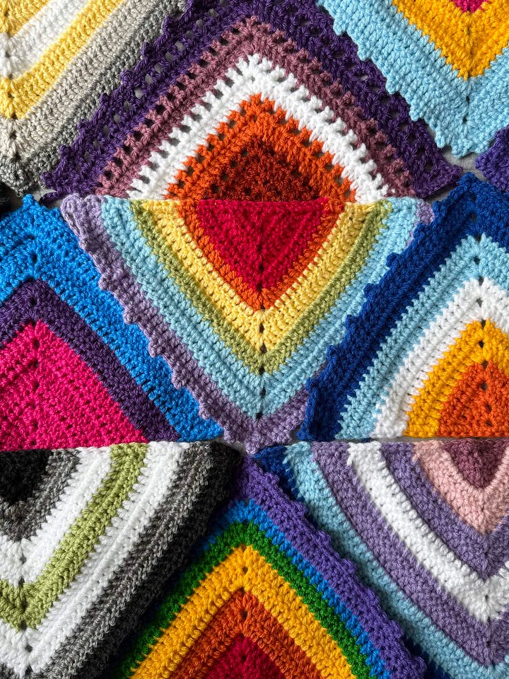 NEW Pride Flag Crochet Bandana product image (1)