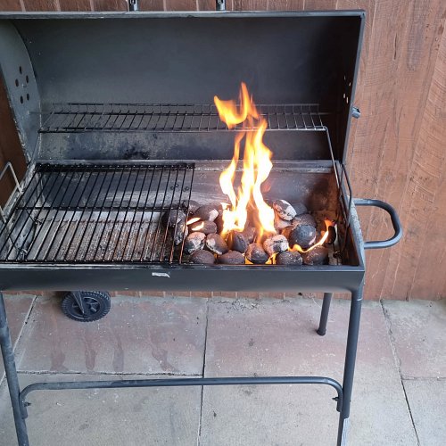 BBQ day with the family and now enjoying a cool pint in the beer