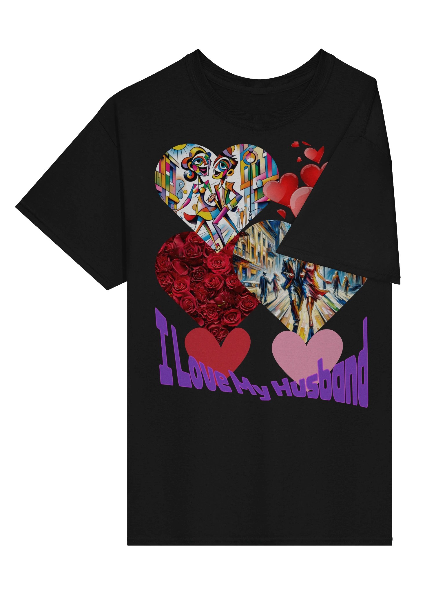 Romantic Collage Heart T-Shirt product image (3)