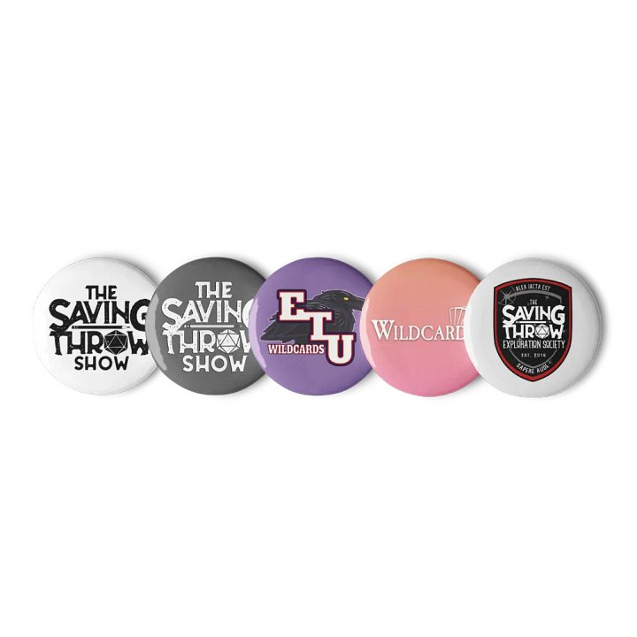 Saving Throw/Wildcards Pin Set product image (1)