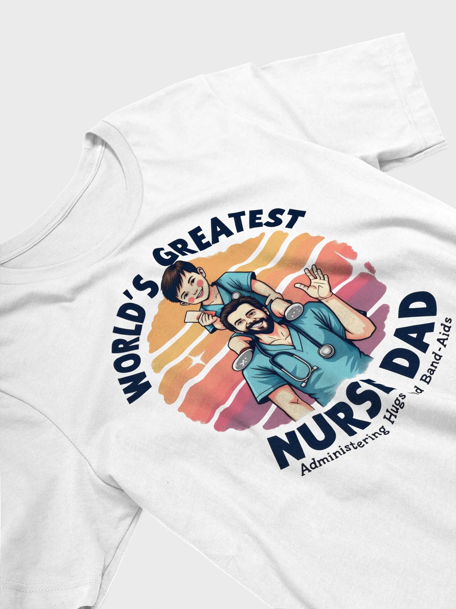 World's Greatest Nurse Dad T-Shirt product image (8)