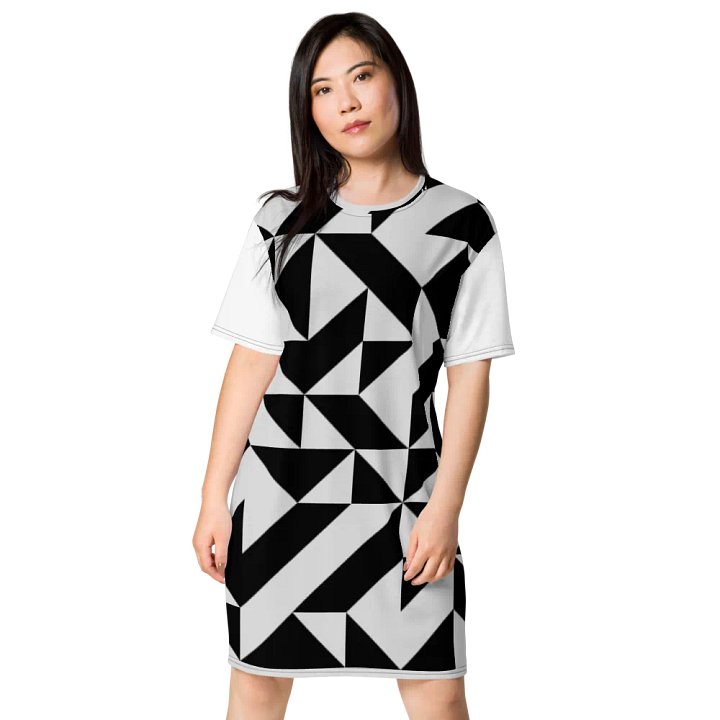 Abstract Geometric T-Shirt Dress product image (1)