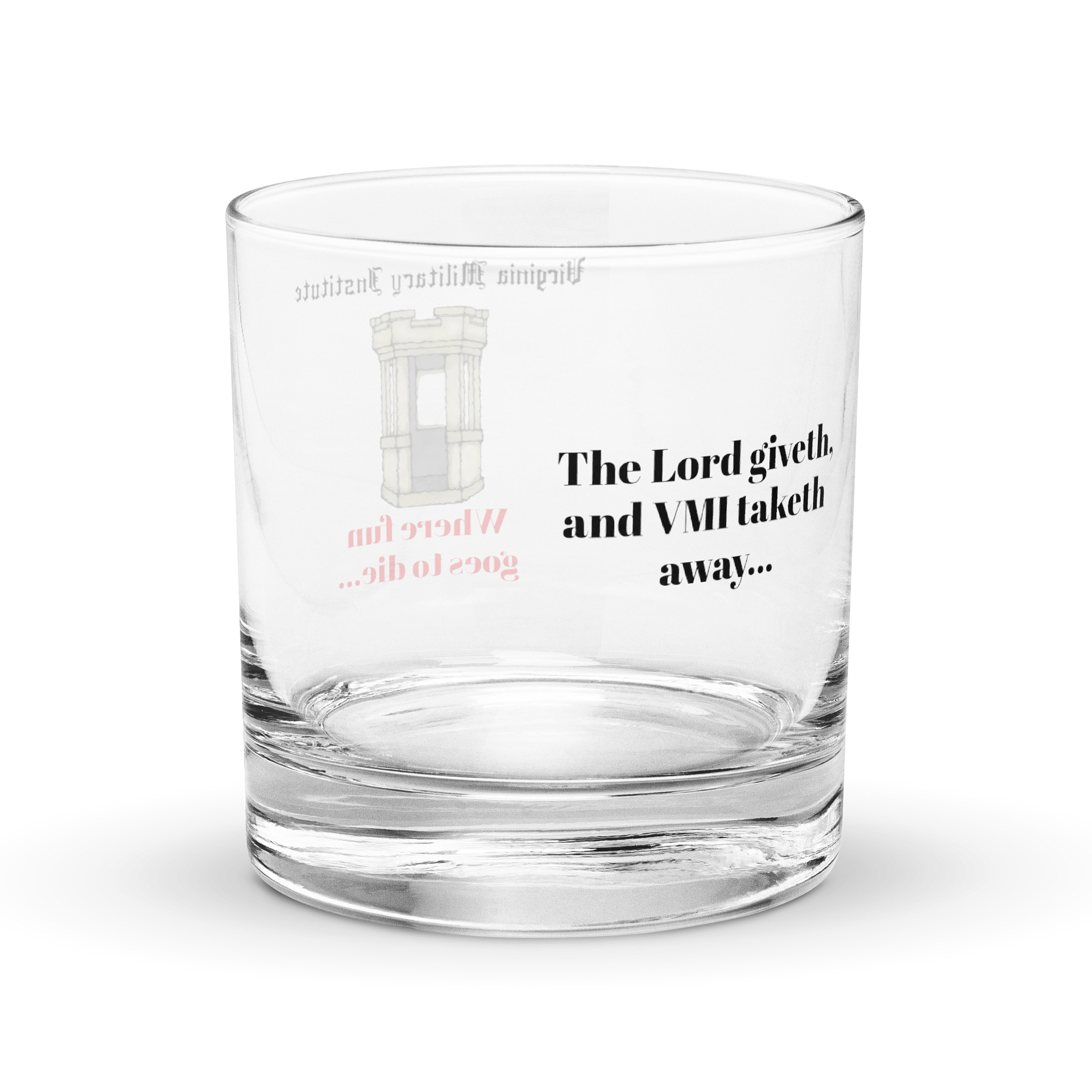 Where Fun Goes to Die Rocks Glass product image (2)
