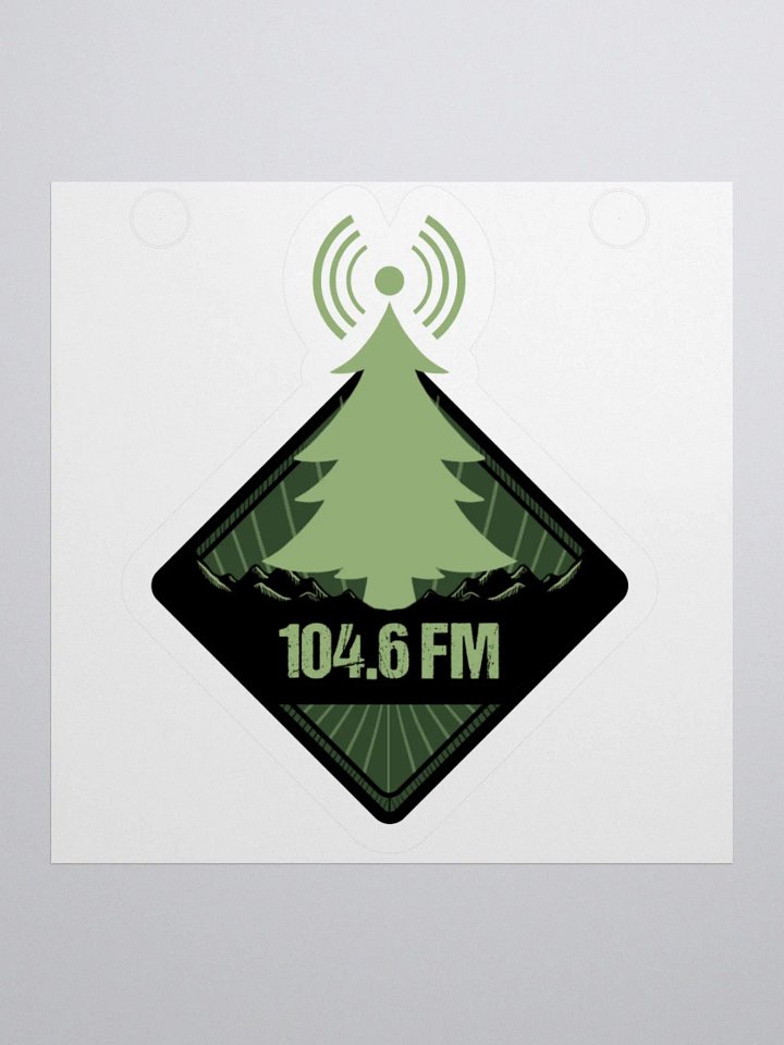 104.6 FM Kisscut Sticker product image (1)