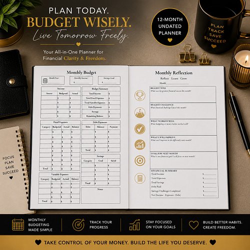 After months of designing, refining, and perfecting every page, I'm so excited to share that The Ultimate Budget Planner Coll...