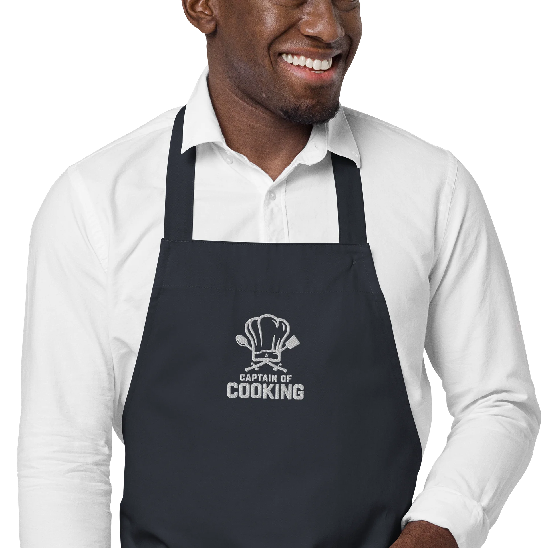 Captain of Cooking – Bold Printed Skull‑Chef Apron for Men Who Take Charge of Every Meal product image (1)