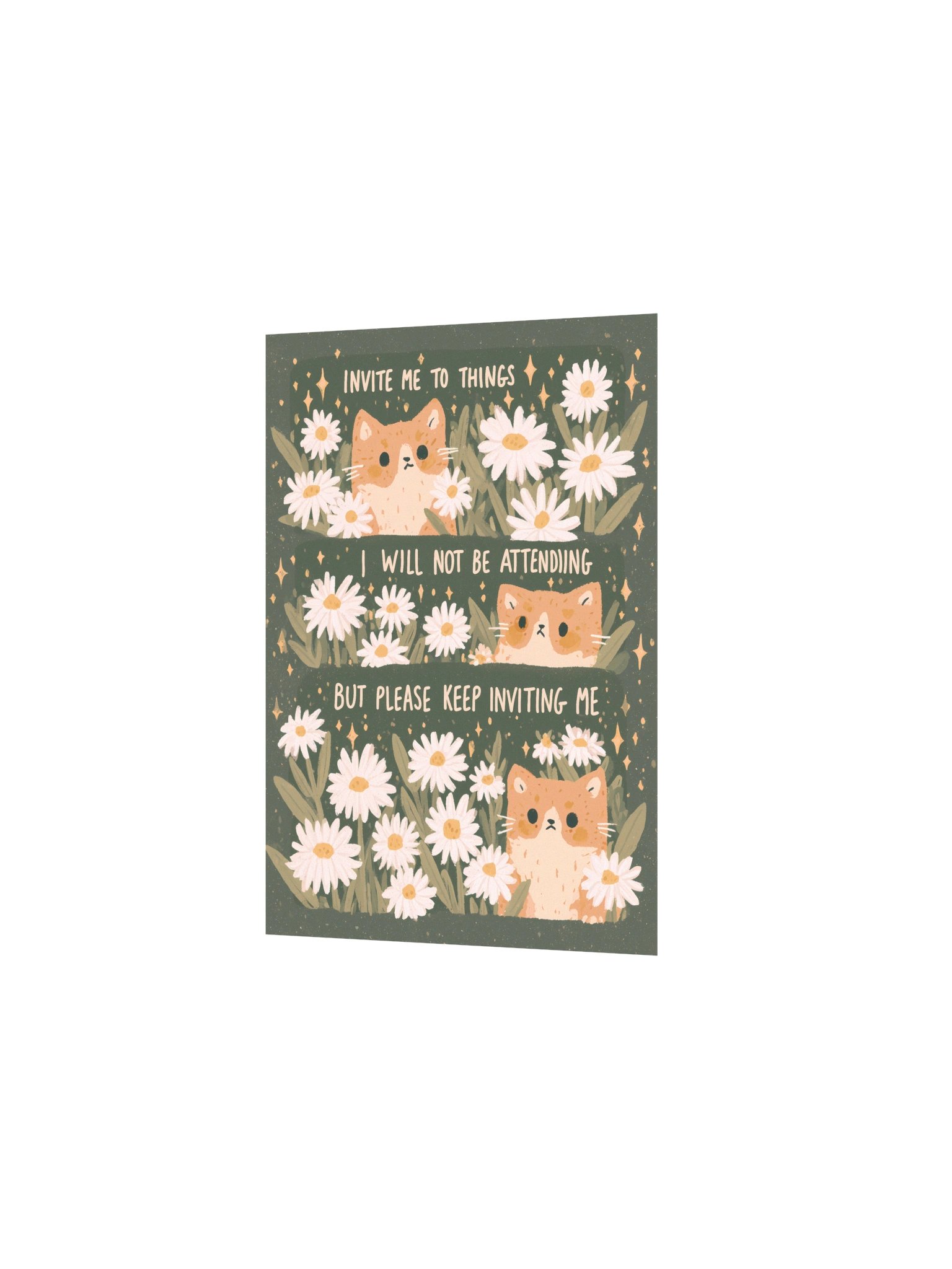 Invite Me to Things Cat Poster product image (14)