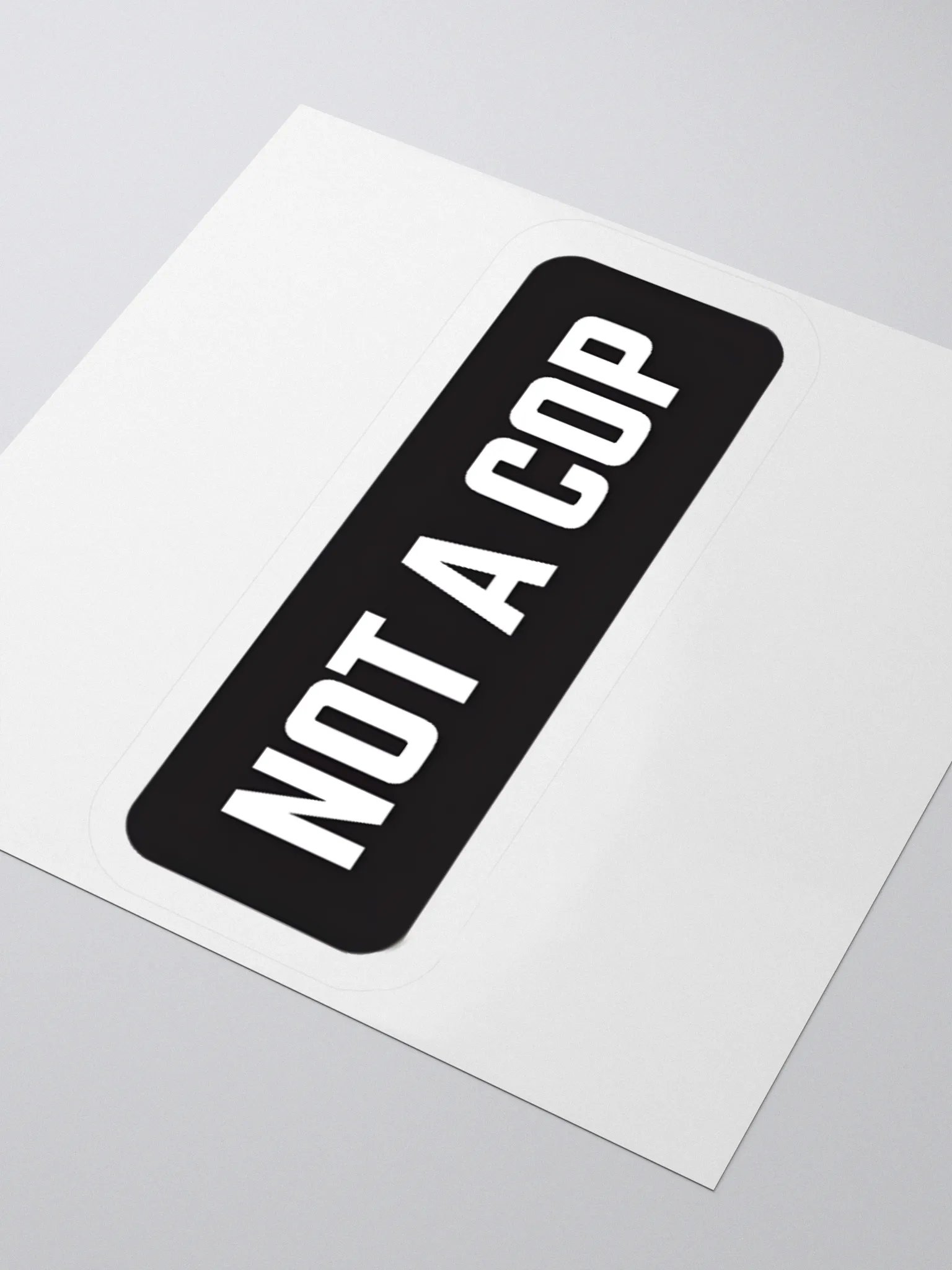 Not A Cop Sticker product image (3)
