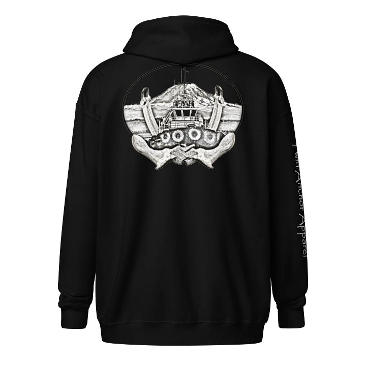 2 anchor - Mount Rainier & Tug Marshall Foss – Maritime Heritage | Twin Anchor Apparel Fog Harbor Line product image (1)