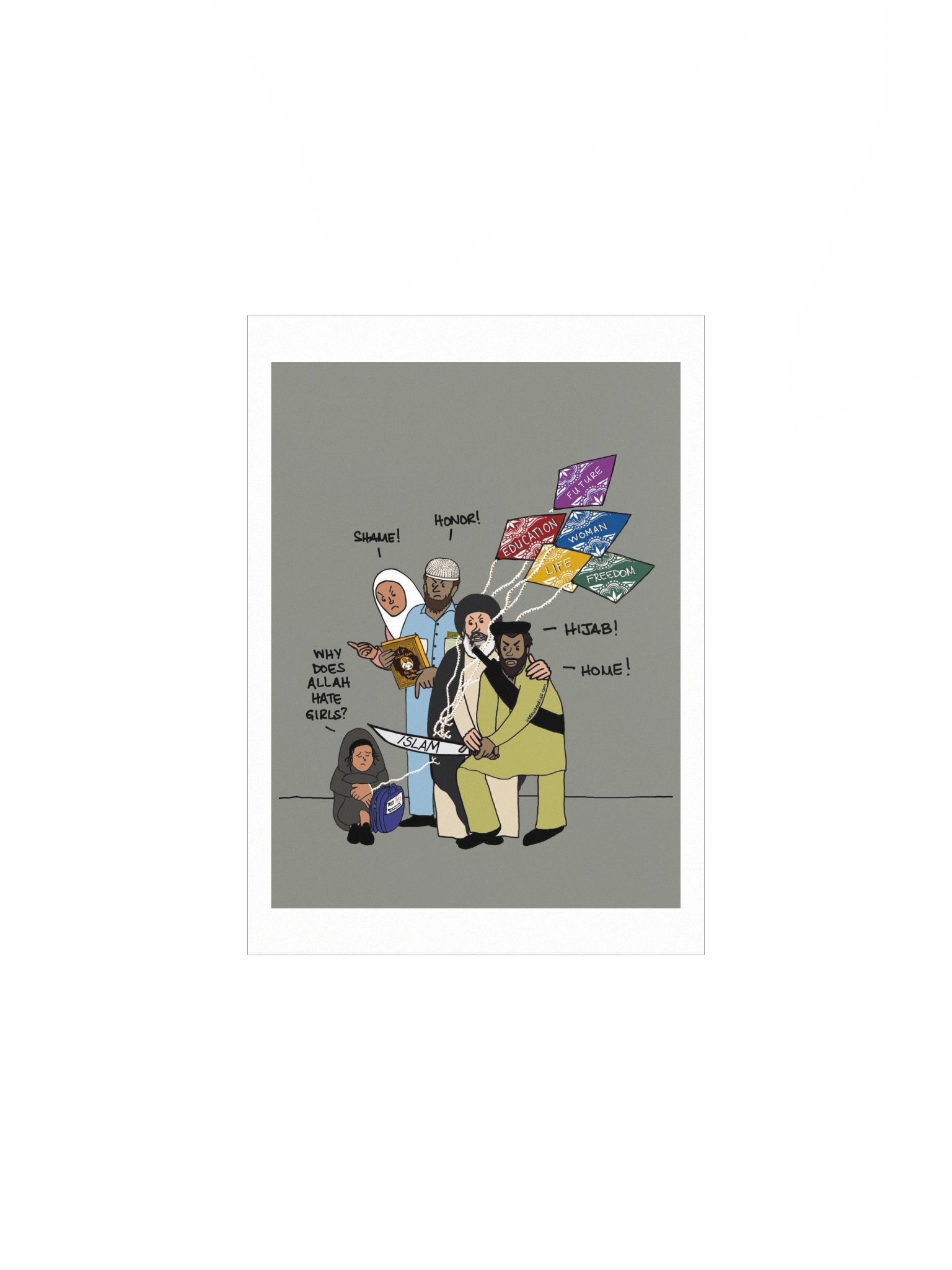 Why Does Allah Hates Girls Poster product image (1)